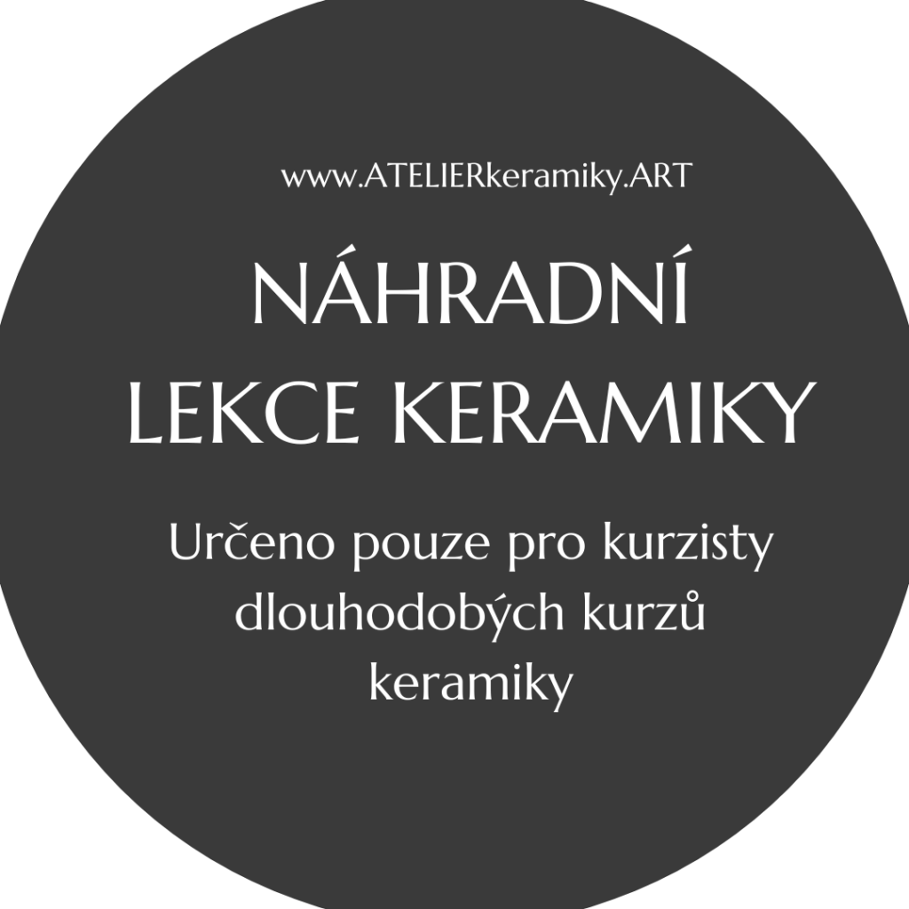 Náhradní lekce kurzu keramiky / st 28.10. / 17-20h